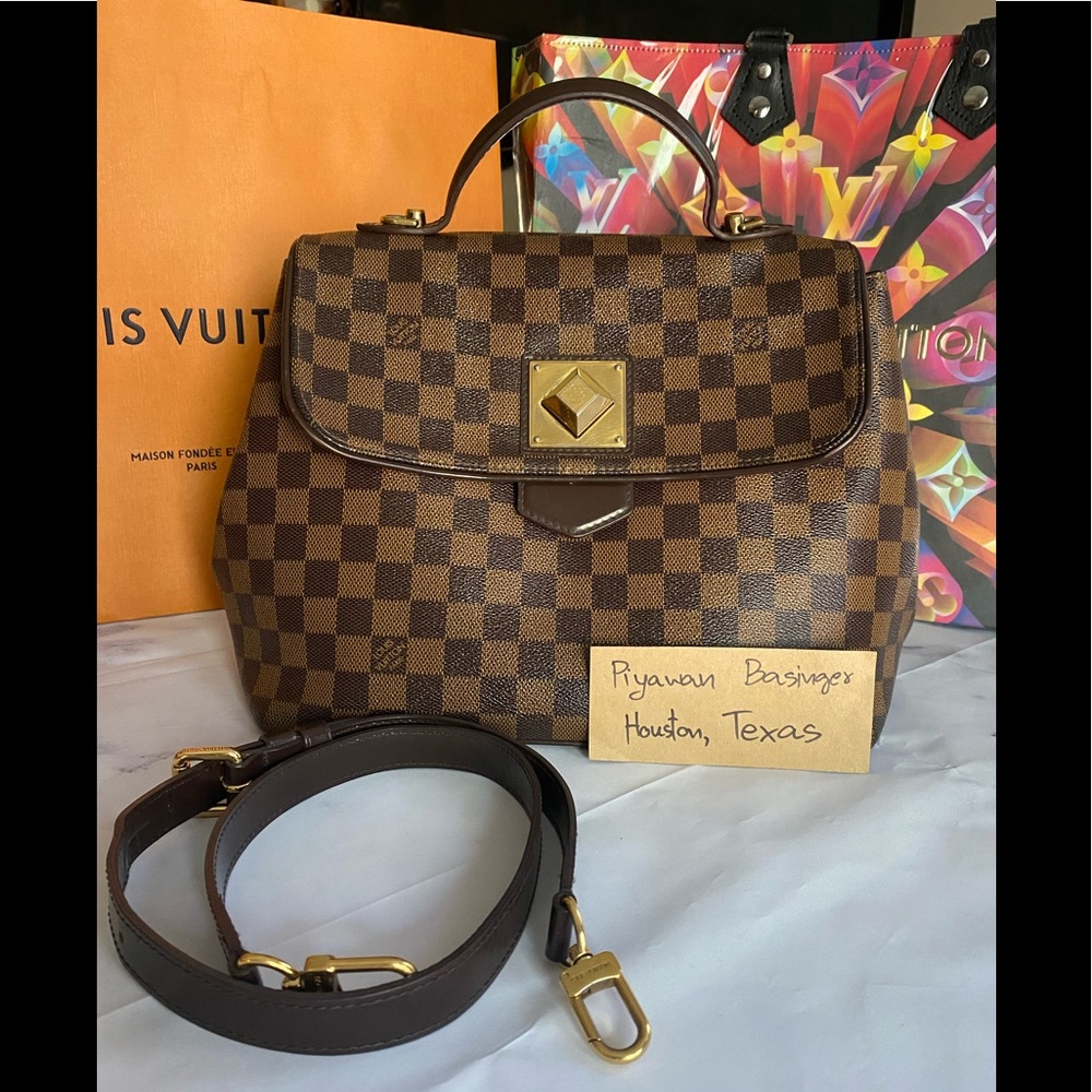 ❤️SOLD❤️Authentic Louis Vuitton Bergamo MM - Picture 1 of 16